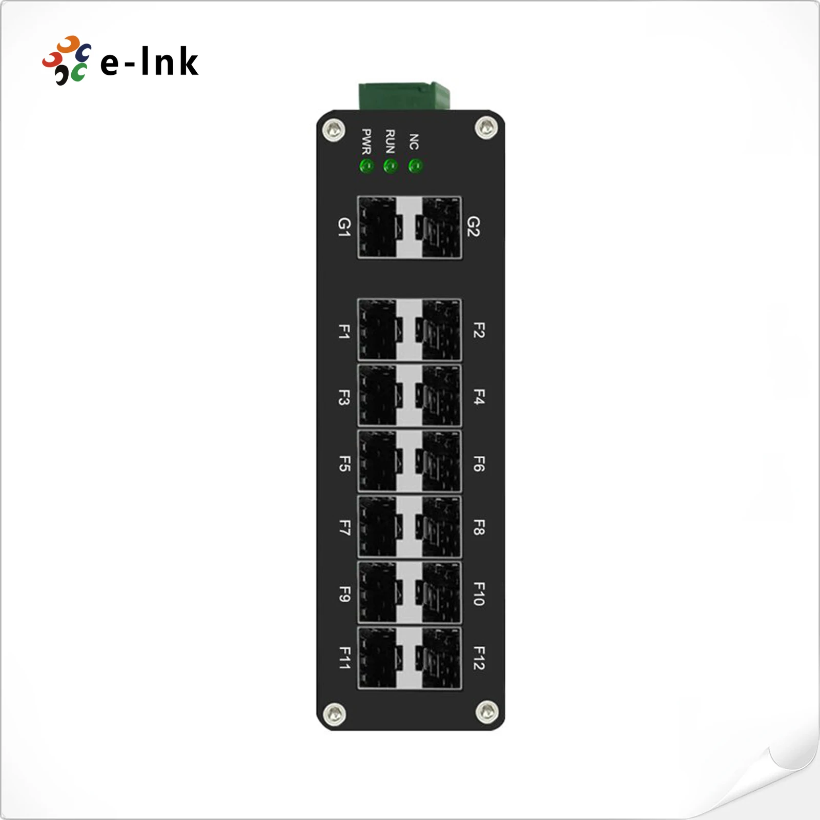 Industrial L2+ Managed 12-Port 1000X SFP + 2-Port 1000X SFP Fiber Switch