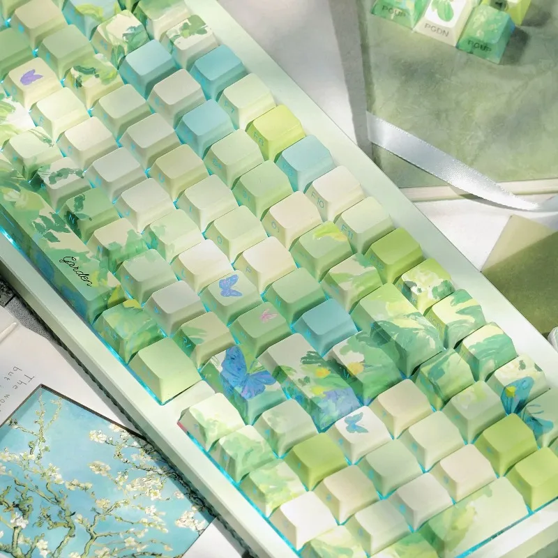 ensemble-de-touches-de-clavier-sur-le-theme-du-debut-de-l'ete-personnalisables-en-pbt-par-sublimation-profil-cherry-foa-pour-accessoires-de-clavier-mecanique