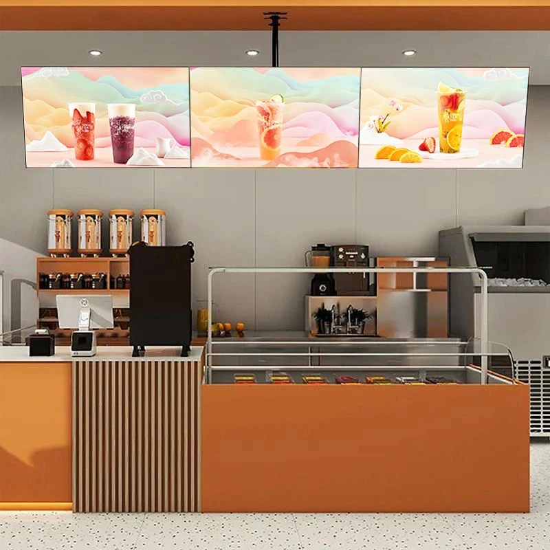 LED Slim Snap Frame Light Box Illuminated Poster Display Backlit Menu Board For Restaurant Cafe Shops Wall Mounted Billboard