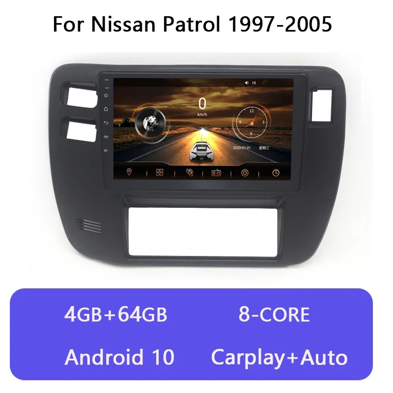 Android Car Multimedia Player Auto Stereo Radio For NISSAN Patrol 1997 1998 1999 2000 2001 2002 2003 2004 2005