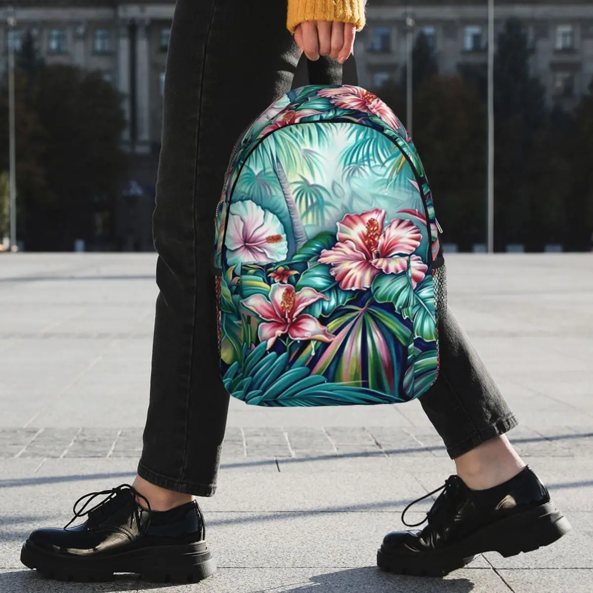 Tropical Blossom Harmony Backpack Student BookBag Children School Bag Laptop Shoulder Bags for Boys Girls
