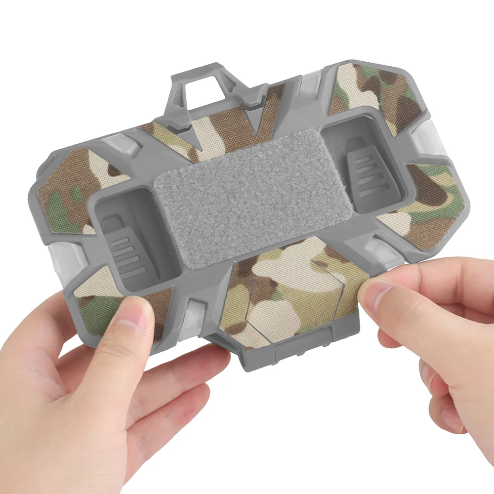 Tactical Camouflage Magic Patch Wrap for Phone Holder Outdoor Folding Navigation Board Cellphone Hold Hunting Vest Accessory