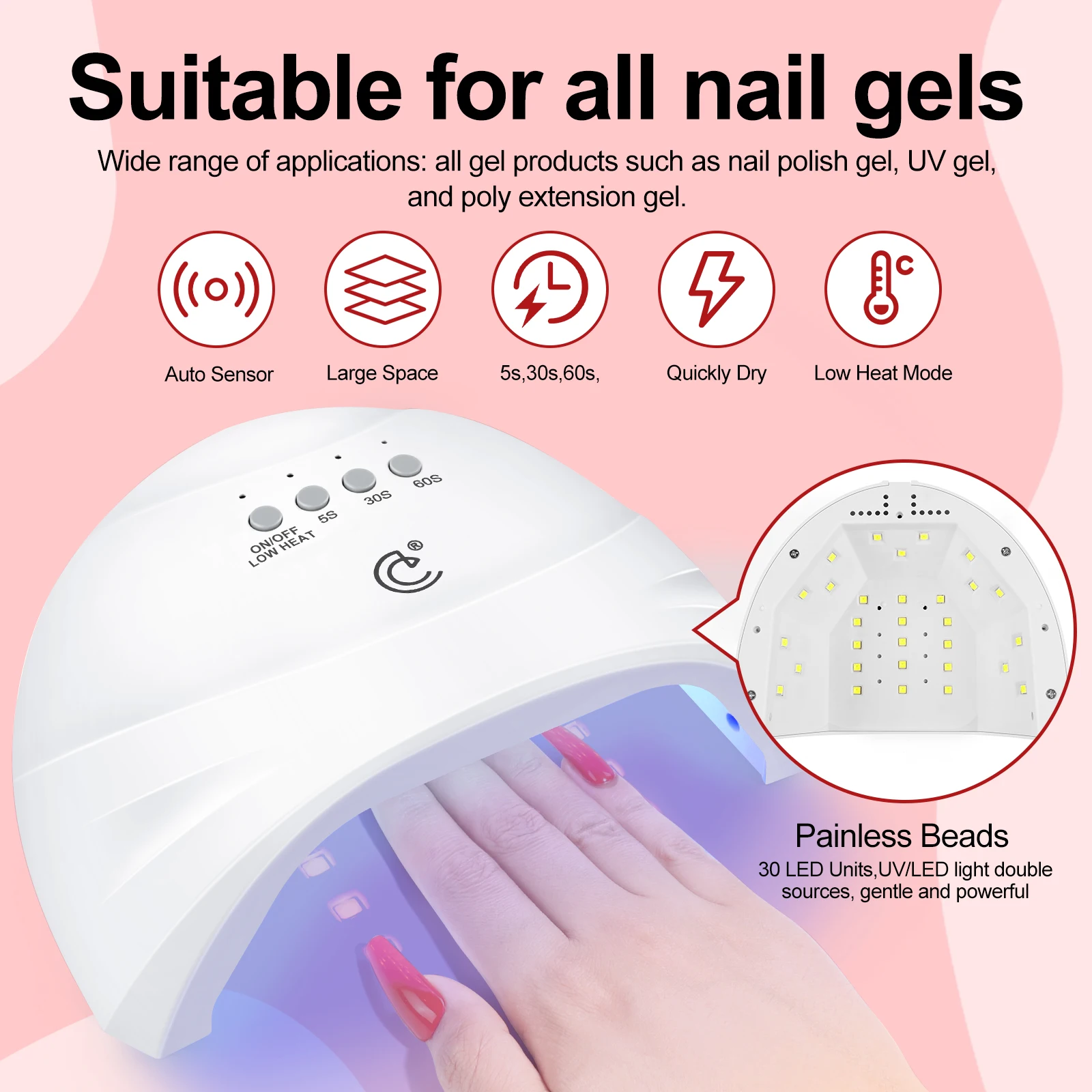 COSCELIA 40 colori Gel Nail Polish Starter Kit 7ml smalto per unghie con 36W UV LED Drying Lamp Vernis Kit Manicure Semi permanente