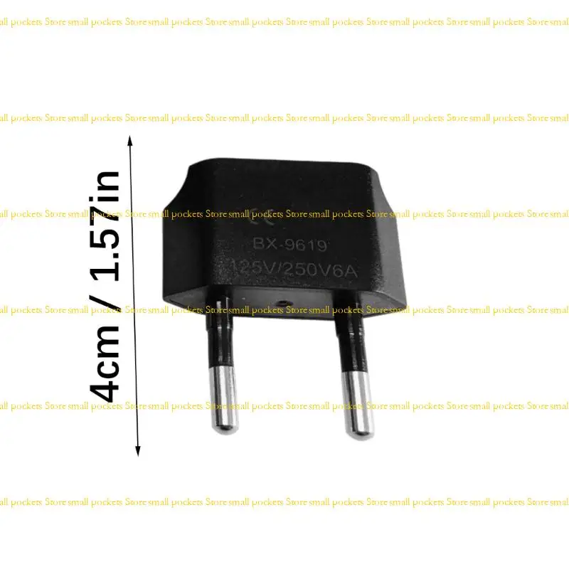Przenośne adapter przenośnika R1wd do Europy do Europy Plug Adapter Travel European