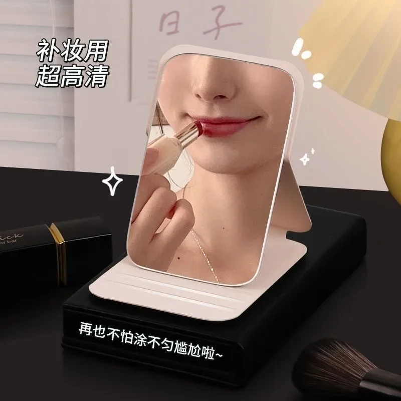 Miffy Rabbit Mirror Portable Travel Makeup Mirror Touch Up Compact Mirror Desktop Standing Dorm Vanity Mirror Bestie Gift