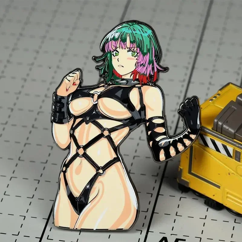 Original One Punch Man Fubuki Brooch Badge High End Refrigerator Magnet