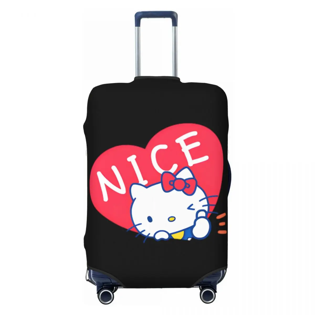 

Hello Kitty Nice Love Heart Suitcase Cover Business Protection Flight Practical Luggage Accesories