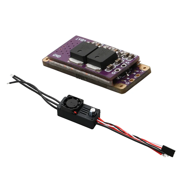 1PC 40A AM32 ESC 2-4S 32-bit Speed Regulator Optional w Shell Heat Dissipation Fan for RC Crawler Model Airplane Brushless Motor