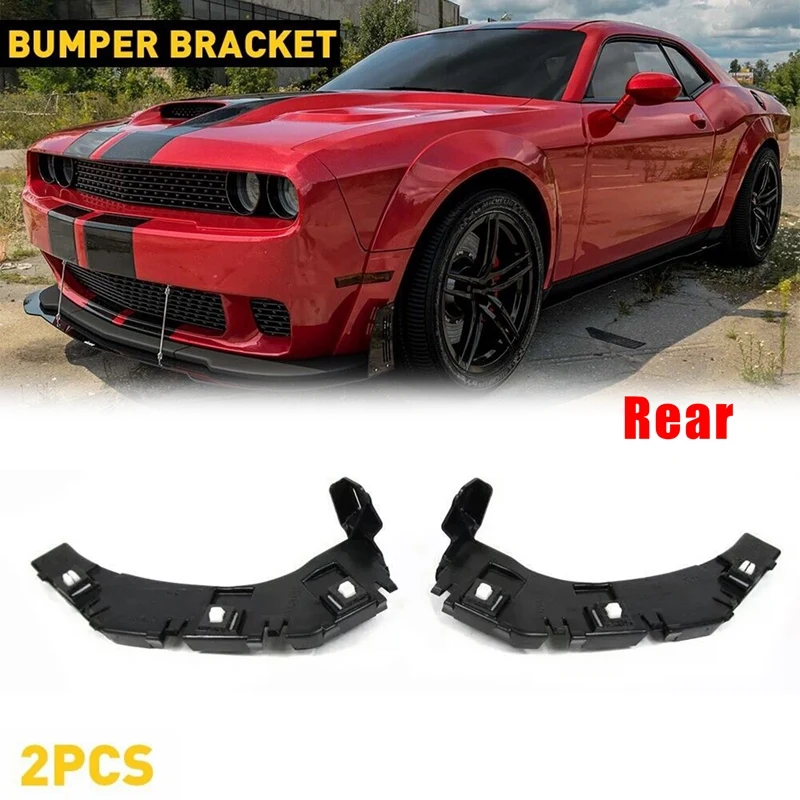 

For 2008-2022 Dodge Challenger Rear Left Right Side Bumper Fascia Support Bracket 68026644AF,68026645AF