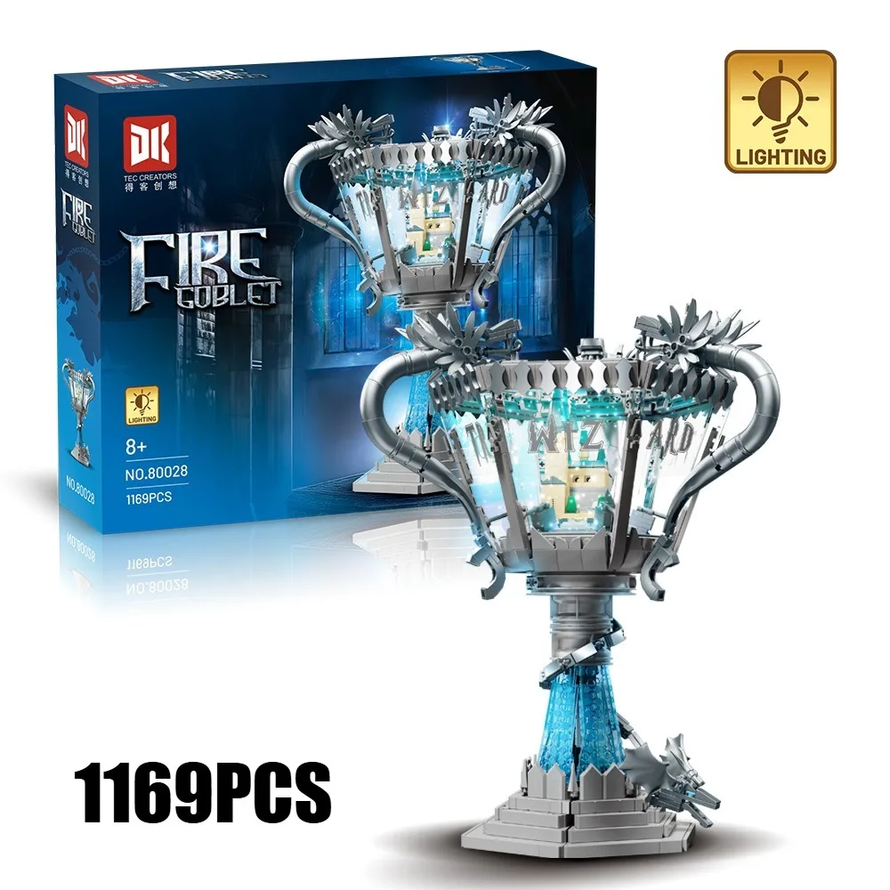 1169 個クリエイティブゴブレットオブファイアビルディングブロック映画小道具モデル建設レンガデスク装飾おもちゃギフト子供大人のための