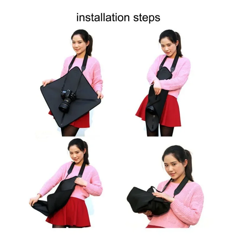 كاميرا مقاومة للماء التفاف القماش الغطاء الواقي حقيبة الجسم لكانون سوني نيكون DSLR
