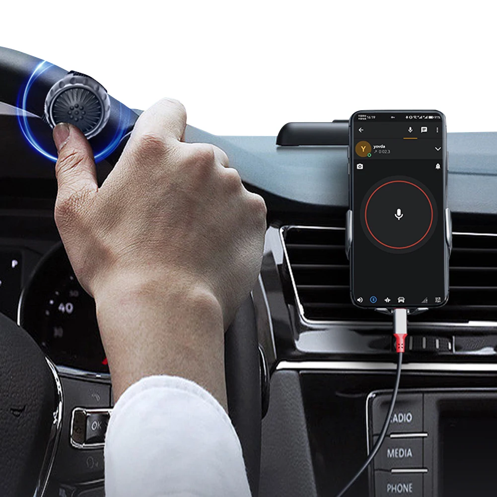 Walkie Talkies Wireless Remote PTT Button for ZELLO Wireless Microphone Speaker for Android iOS Phone Car Motorcycle Voice Call