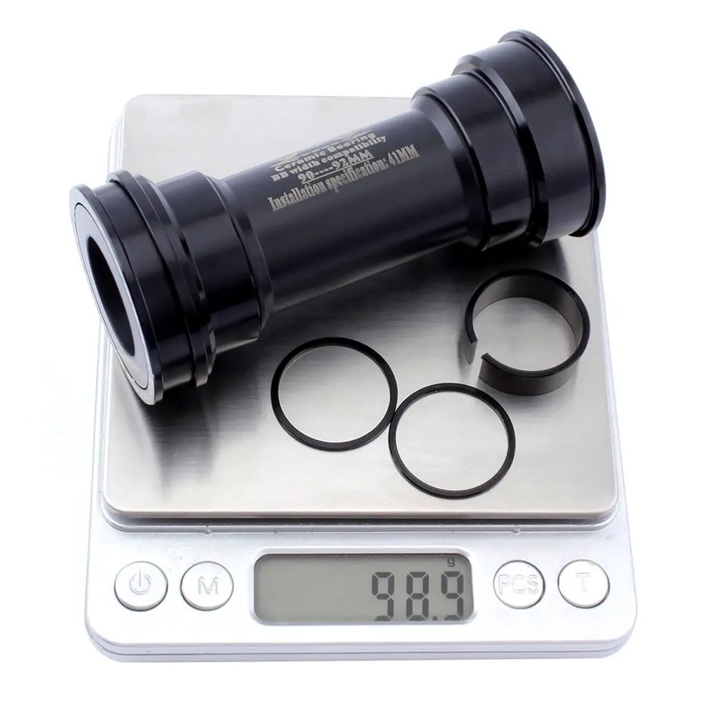 

Durable Aluminum Alloy Bottom Bracket Ceramic Bearing Axis Parts for Mountain Road Bicycle Crank Replacement