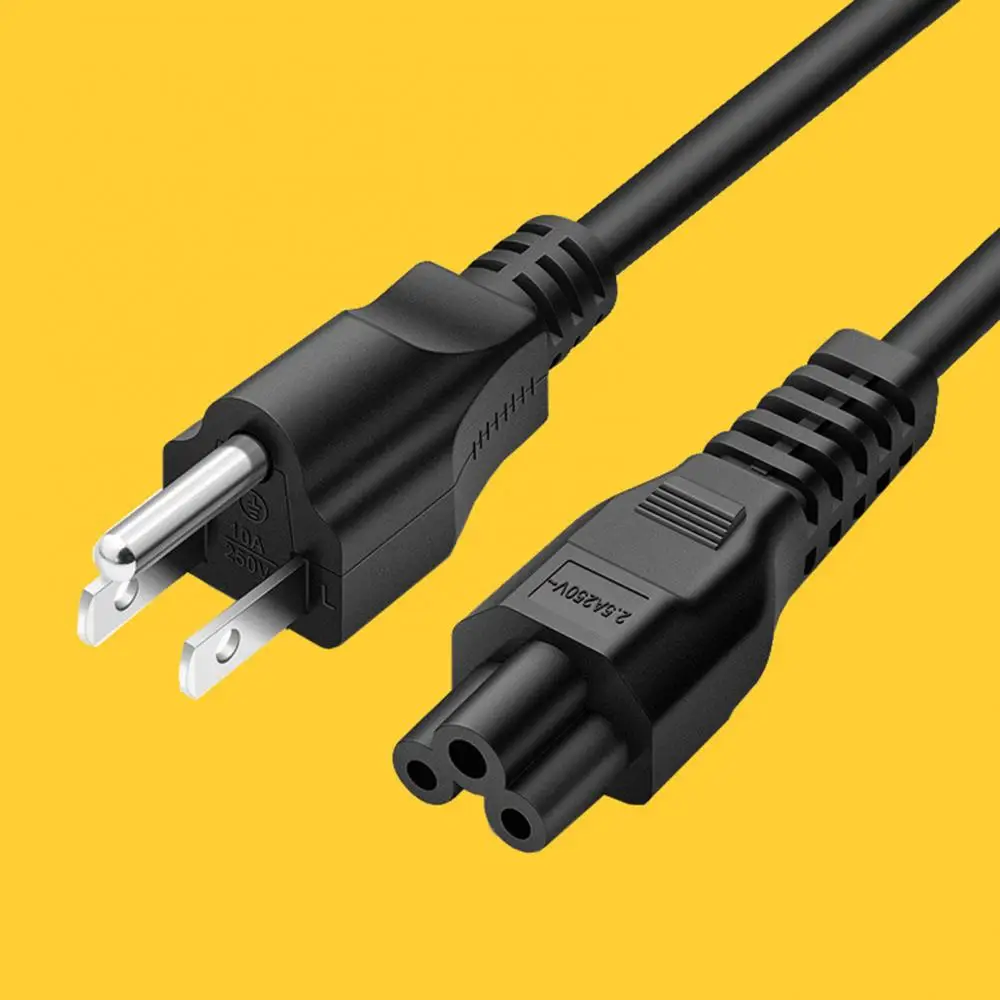 1.2/1.5m EU And US Plug Universal Laptop Charger Plug Power Adapter Cord Cable For PC