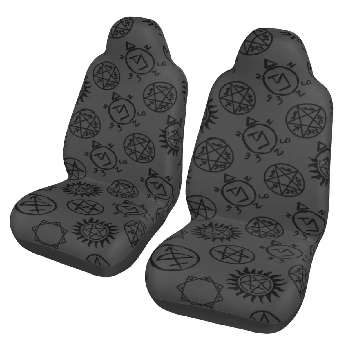 

Supernatural Sigils Universal Car Seat Cover Protector Interior Accessories Travel Seat Cushion/Cover Polyester Fishing