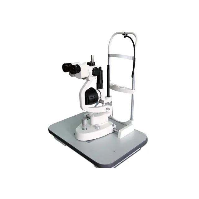 

Best Selling 10X 16X 25X Magnification Portable Slit Lamp Ophthalmology With Electric Table