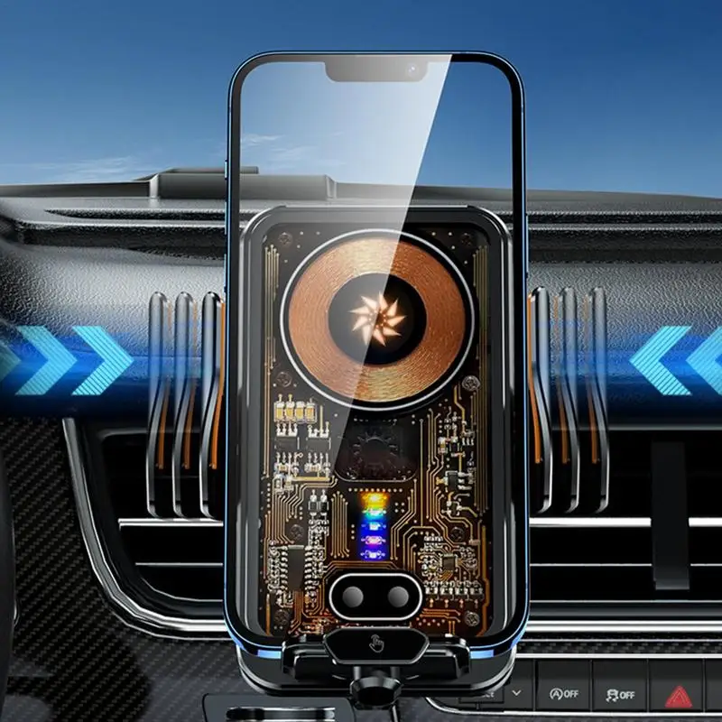 Fast Charging Auto Clamping Car Charger 66W Auto Clamping Car Phone Stand 360-Degree Rotation Cell Phone Accessories Car Charger