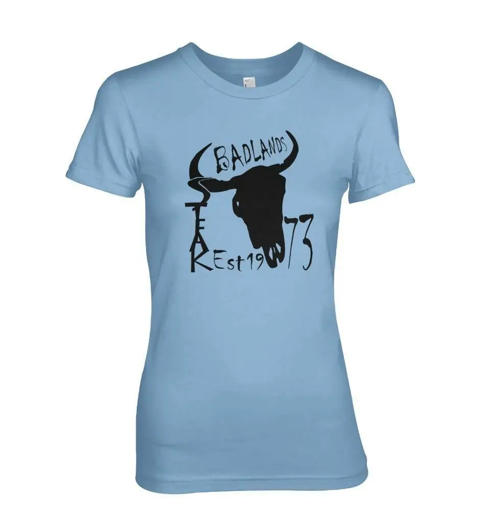 Badlands Steak House - Bar & Grill beach & holiday BULL SKULL - Ladies T-shirt