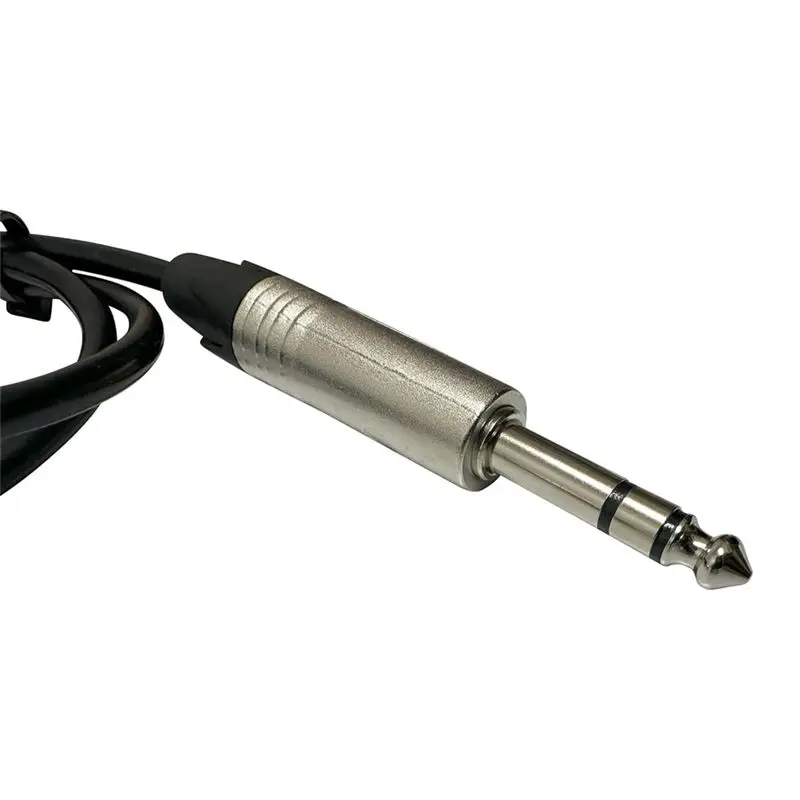 DT51 Professional 6.35mm 1/4inch Panel Mount Cable Female to Male D-Type XLR Connector for Pro Audio Studio Stage