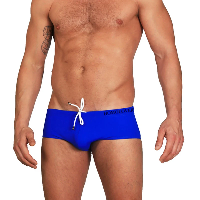 Calção de banho de marca masculina, boxers monocromáticos, maiô blue strap, calções masculinos de praia sandbeach boxers verão