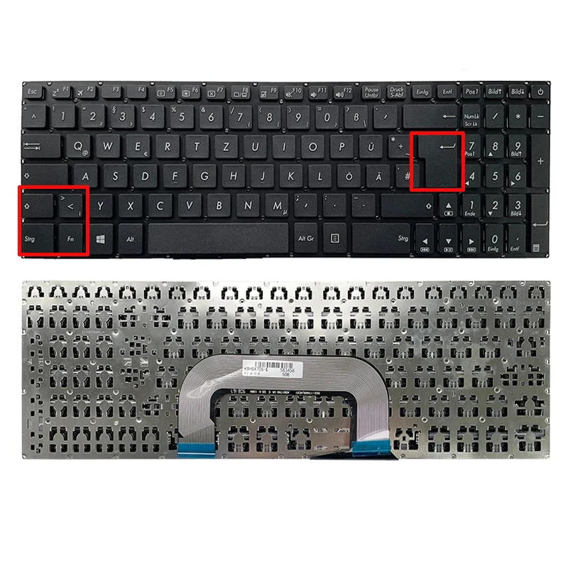 Imagem -01 - Alemanha Teclado para Notebook para Asus Teclado para Asus X705u X705c X705ud X705m X705ma Layout gr alemanha teclado para notebook para asus teclado para asus x705u x705c x705ud x705m x705ma layout gr 01