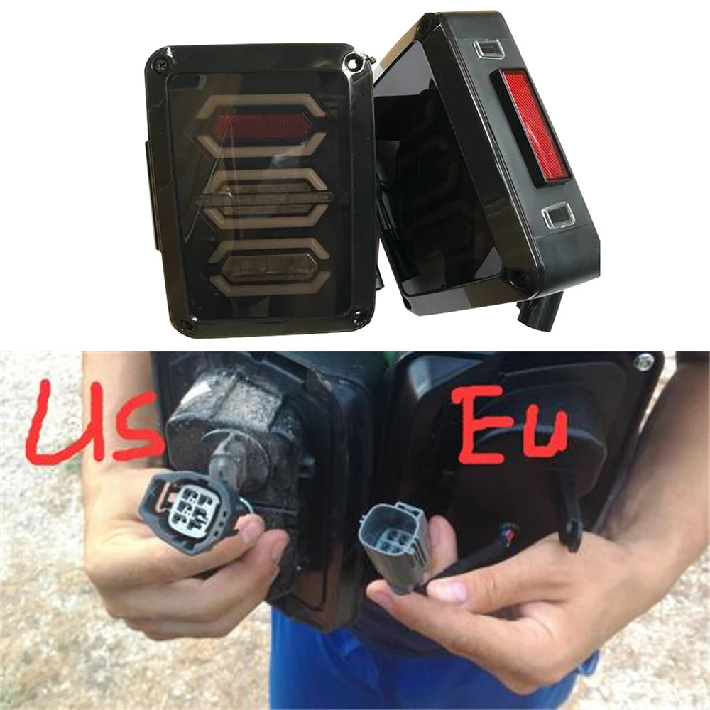 

SXMA J146 LED Taillight Rear Light Parking Lights Brake Lamp Turn Signal Reverse Lamps for Jeep JK for Wrangler 2007-2017