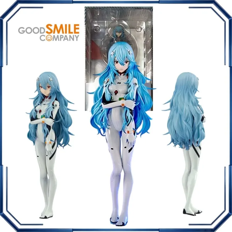 GSC Pop Up Parade Long Hair Rei Ayanami Action Figures Evangelion New Movie Anime Model Toys Collectible Decor Gifts