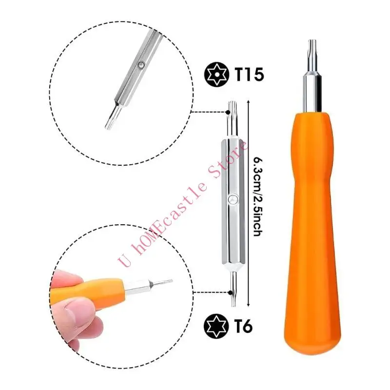 63HF Rings Doorbell Screwdriver Replacement Doorbell Screws Replacement Video Doorbell Charging Cable for Video Doorbell 2 3