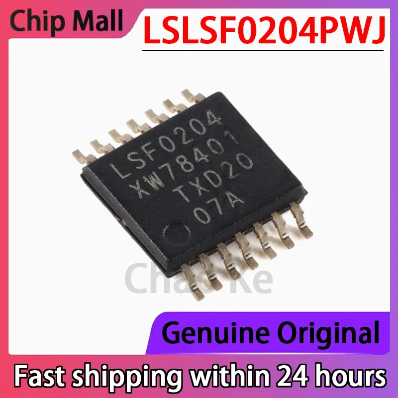 5PCS  LSLSF0204PWJ Surface Mount TSSOP-14 4-bit Bidirectional Multi Voltage Level Converter