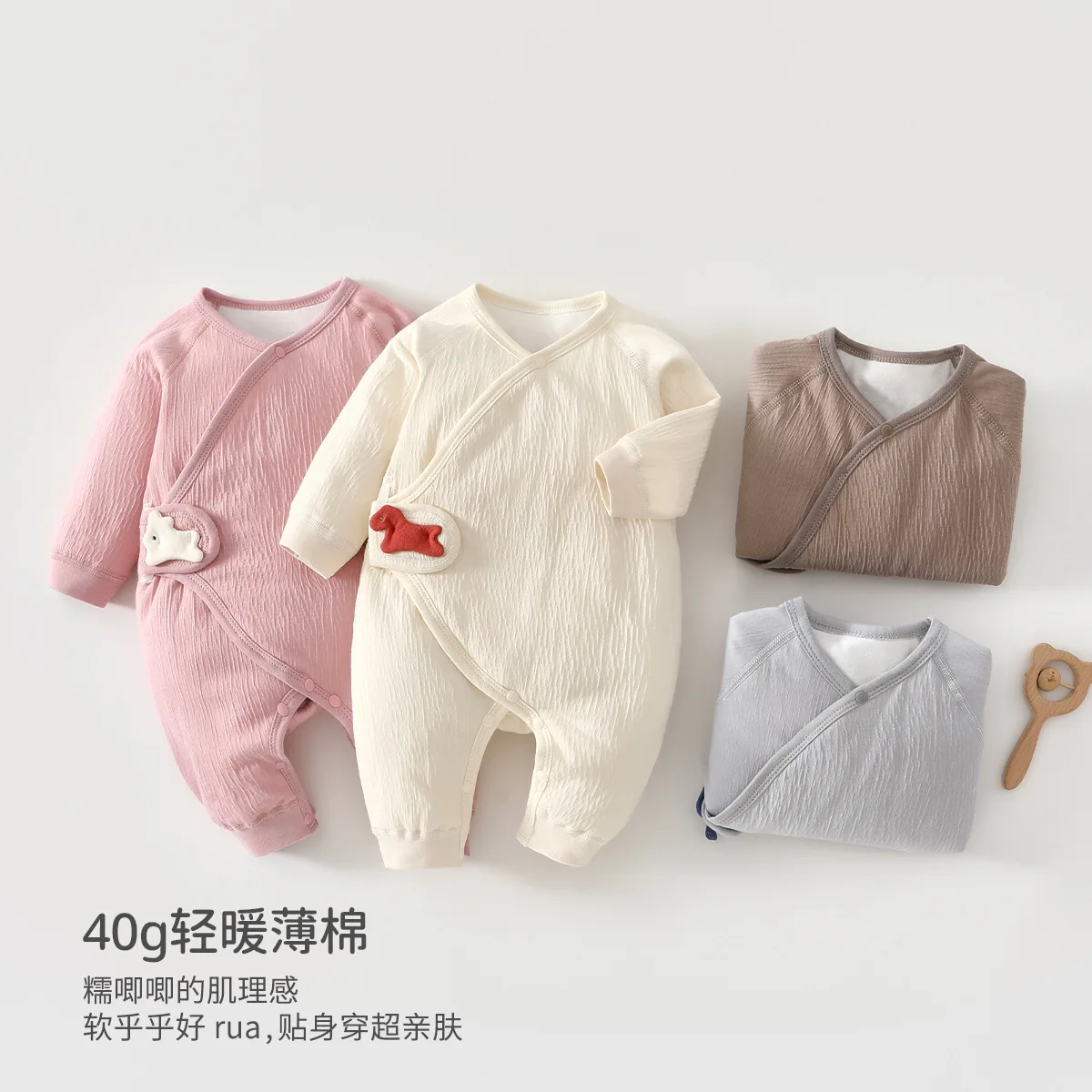 

Детская одежда класса А, чистый хлопок, 40 г, теплая детская одежда с хлопковой подкладкой, одежда для скалолазания для новорожденных, детская одежда Anyang