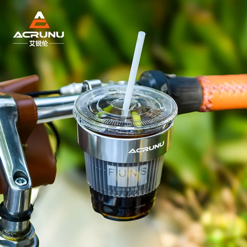 Bicycle Aluminum Alloy Kettle Rack Electric Motorcycle Coffee Cup Bracket Mountain Road Bike Milk Tea Rack