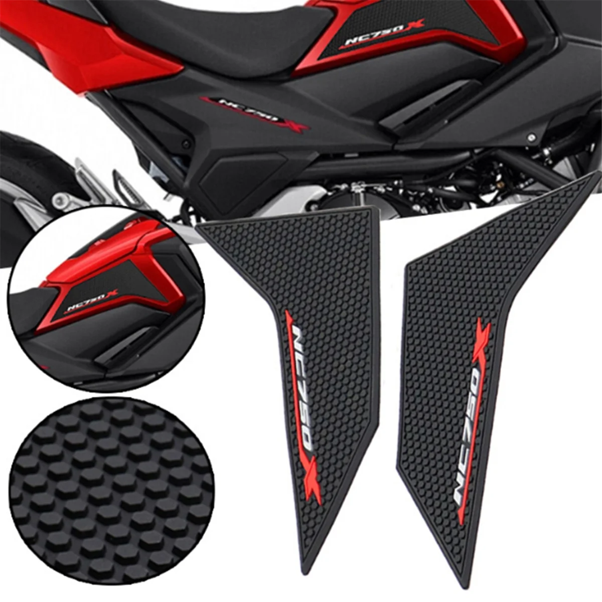 HOT Motorcycle Side Fuel Tank Pad Tank Pads Protector Stickers Tank Pad for NC750X 2021-2023