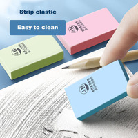 6pcs/lot 4B Pencil Eraser Correction Rubber for Kids Drawing Writing Stationery Supplies Soft PVC Erasers Tool Gift