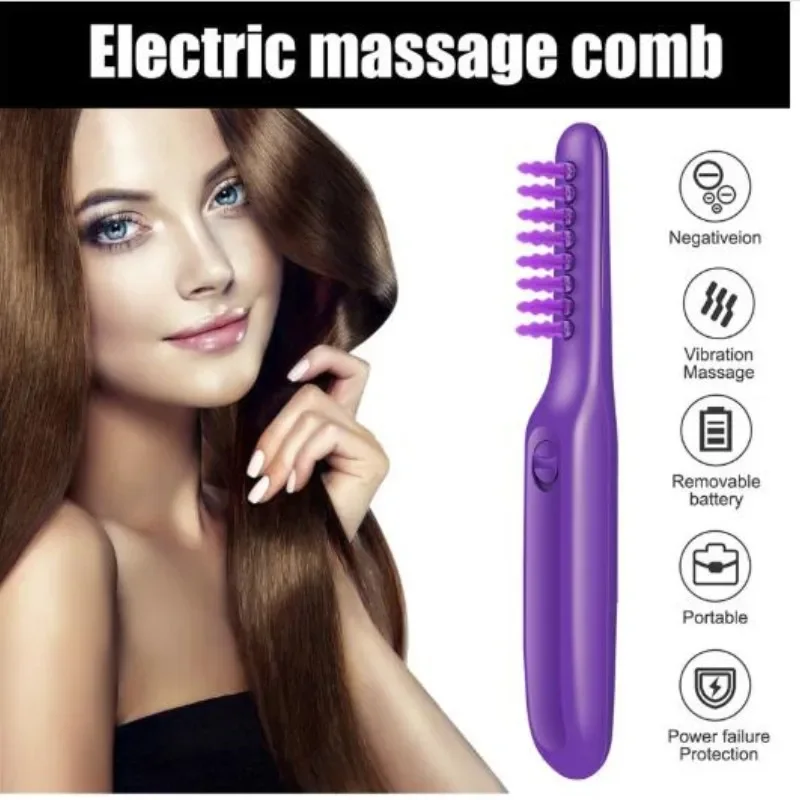 Electric Detangling Hair Brush Comb Combing Massage Comb Automatically Resolve Tangles Hair Brush Home Styling Products