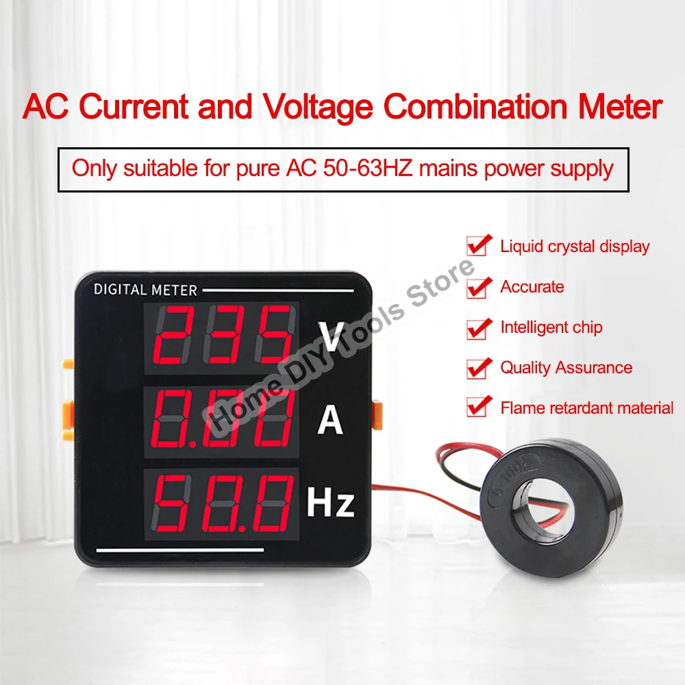 Penuji Indikator Meter Digital Voltmeter Digital LED