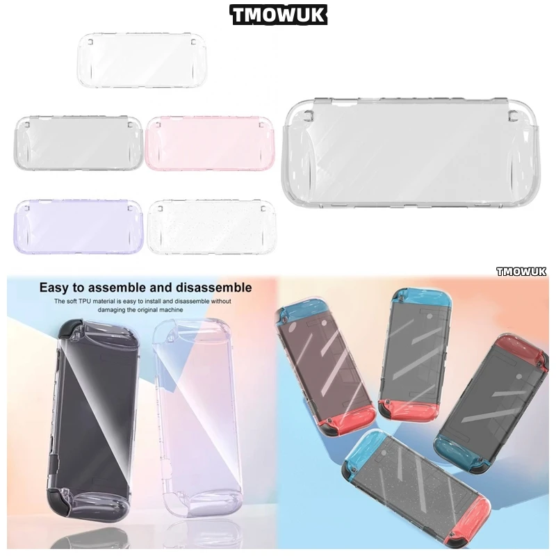 For Nintendo Switch 2, grip-friendly flexible TPU shell stable hold impact-resistant handheld game protective case,