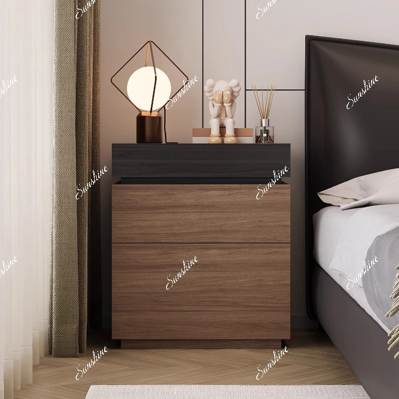 Simple Modern Bedroom Home Locker Light Luxury Concealed Bedside Cabinet