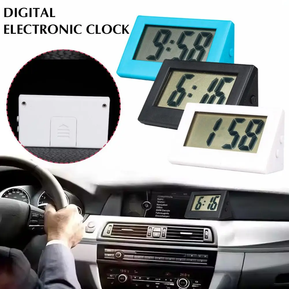 

Mini LCD Digital Table Dashboard Desk Electronic Clock For Desktop Home Office Silent Desk Time Display Clock W2D4