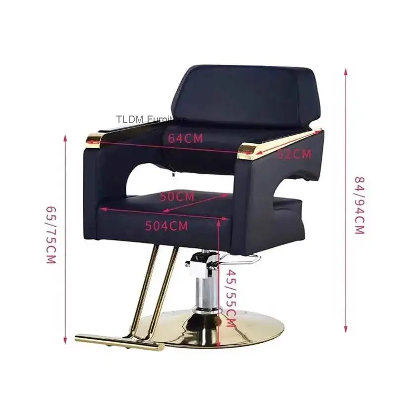Mdoern Professional Barber Chair Modern Nordic Creative Storage Chairs Aesthetic Elegant Taboret Kosmetyczny Salon Furniture