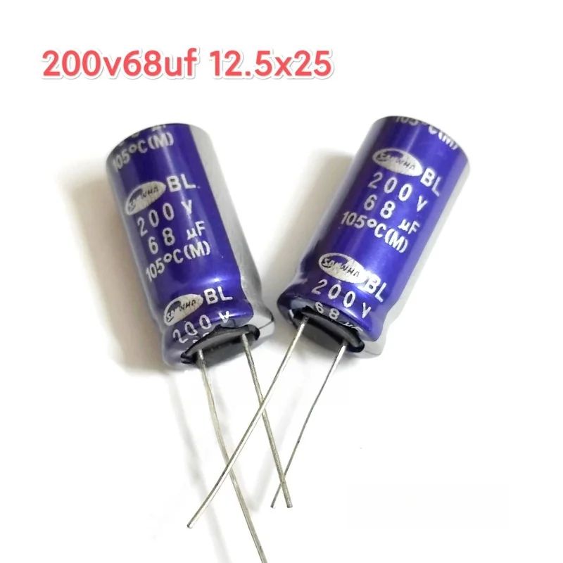 10PCS brand new original imported SMAWHA Sanhe BL high-frequency 200V 250V 33uf/68uf/47uf electrolytic capacitors