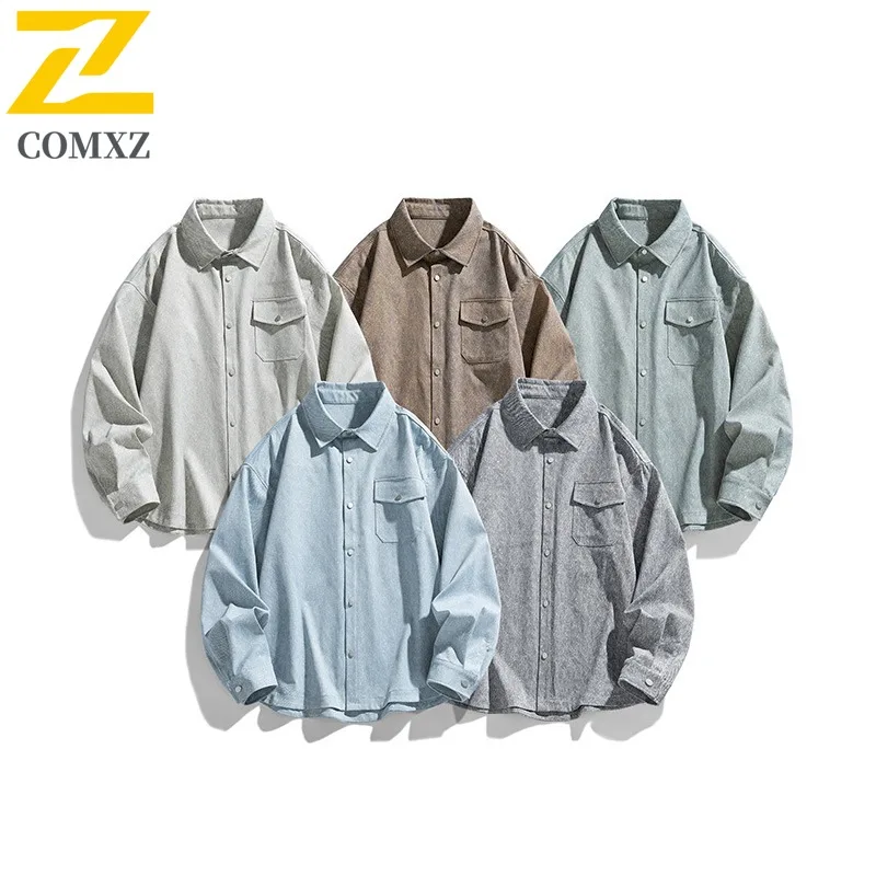 

COMXZ брендовая роскошная мужская куртка с одной пуговицей, легкая мотоциклетная куртка для кемпинга, модная уличная осенняя мужская одежда