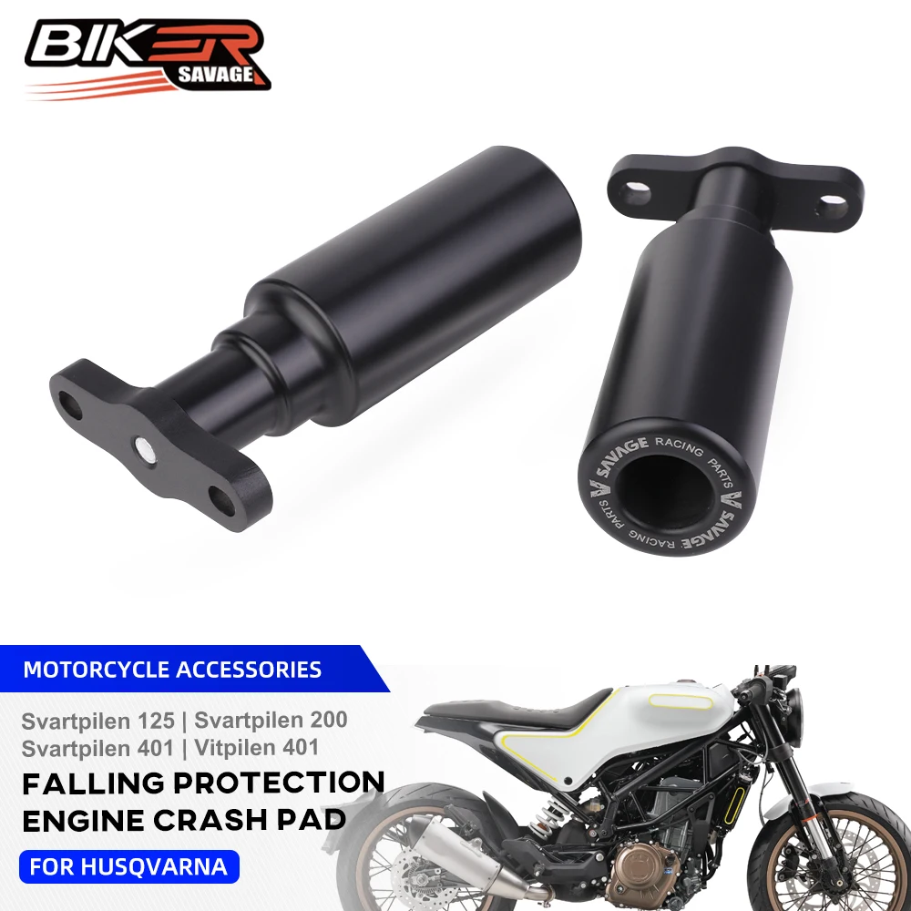 Frame Sliders Crash Protector For Husqvarna Svartpilen Vitpilen 125 200 401 17-24 Motorcycle Frame Sliders Anti Crash Protector