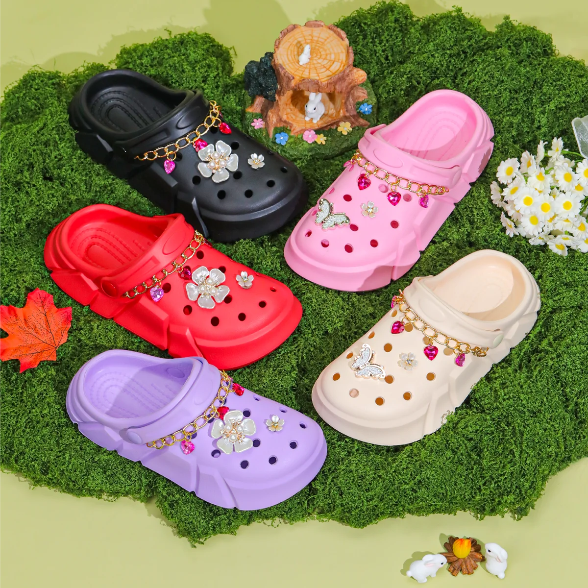 

Kids' Clogs Shoes, Boys & Girls Beach Sandals Hole, Soft Anti-Skid Children's Garden Shoes, Summer Breathable Slippers 3057