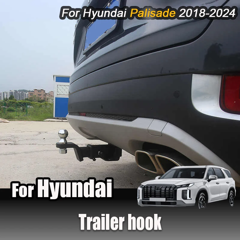 For Hyundai Palisade 2018 2024  Car Rear Trailer Hook Secure and convenient Auto Parts Automobile modification