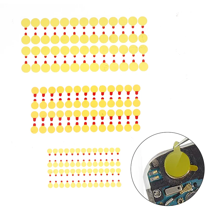 100Pcs Dust Stickers High Temperature Tape For Phone Camera Infrared Dot Matrix Protective Sticker