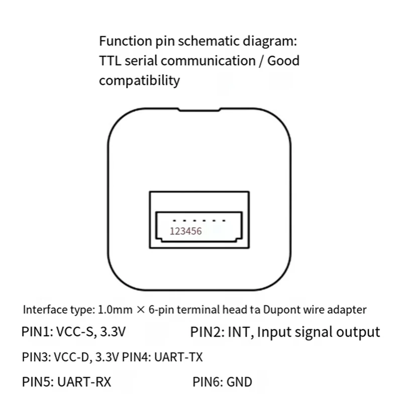 A99T Recognition Module Fingerprint Acquisition Sensor Switch Square Semiconductor Capacitive