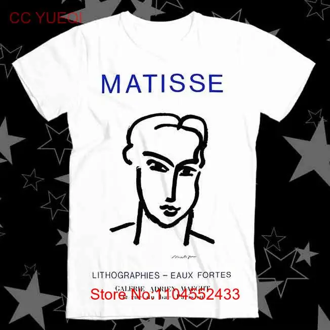 Henri Matisse Exhibition Poster Advertising Galerie Maeght in Paris 1964 Art Best Seller Top T Shirt 232