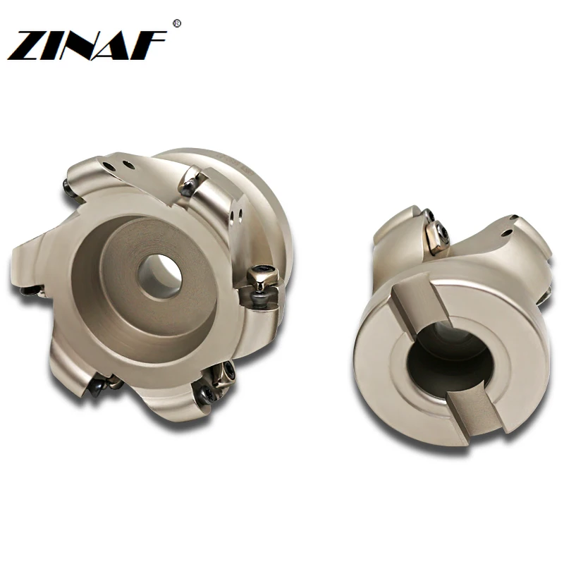 Imagem -02 - Cabeça de Fresa Emr 5r 6r 50 63 80 100 para Rpmw1003 Rp10t3 Rpmt1204 Máquina Fresadora de Ângulo Plano e Ferramentas Cnc