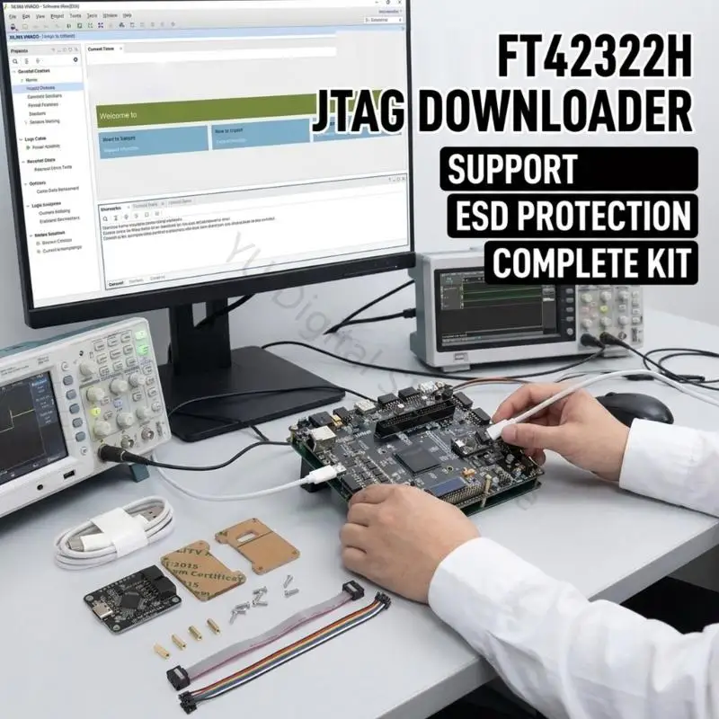 96BA Programmierplatinenmodul mit Kabel für FPGA-Lernen und den Einsatz Arbeitsplatz – Detail 10