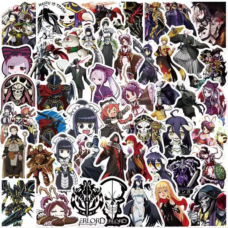 50/30/10PCS Anze Wul Gong Yarenbide Popular Anime Two-dimensional Peripheral Decoration Suitcase Refrigerator Waterproof Sticker